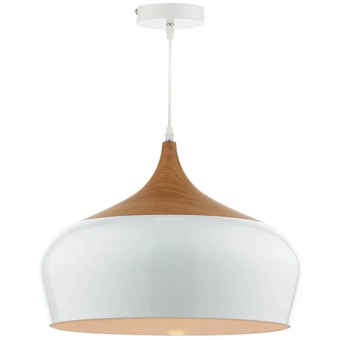 Gaucho Pendant Ceiling Light White 45cm