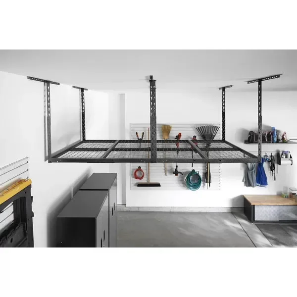 GearLoft Overhead Garage 37″ H x 48″ W x 96″ D Ceiling Mounted Rack