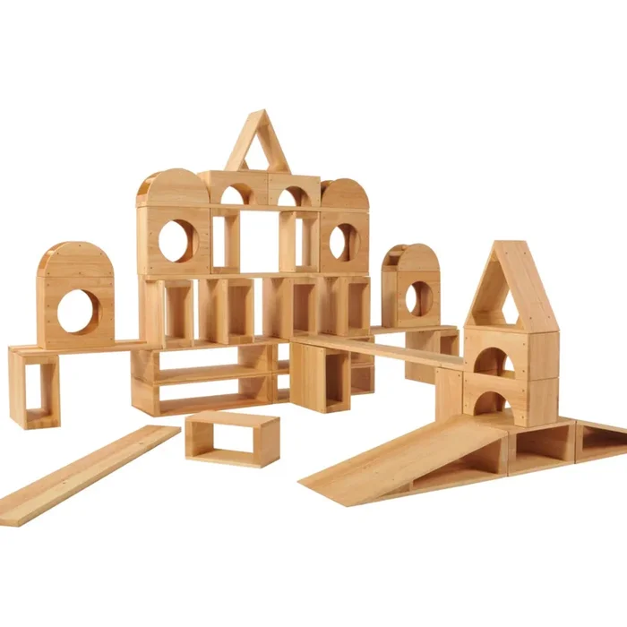Giant Wooden Hollow Blocks – 27 Piece Set