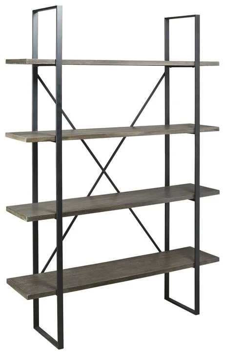 Gilesgrove – Black / Gray – Bookcase