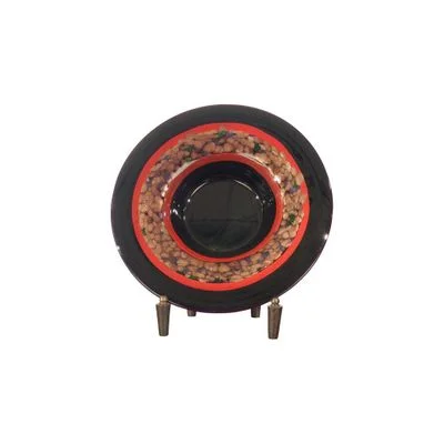 Glass Ebony Charger with Stand – Dale Tiffany