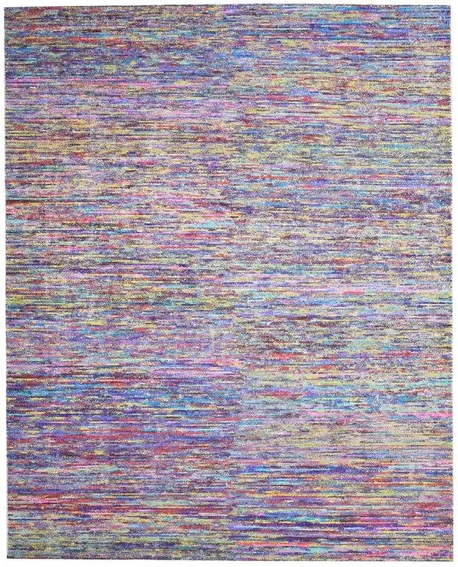 Glynnis Rayon From Bamboo Multi Color Rug 8X10 Modern Hand Woven Bohemian Bohemian