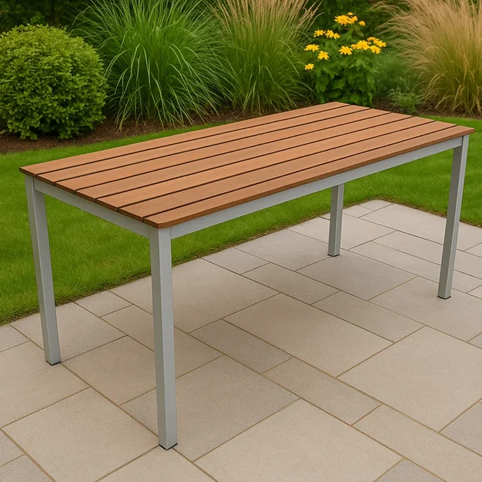 Gopak Enviro Slatted Top Outdoor Table