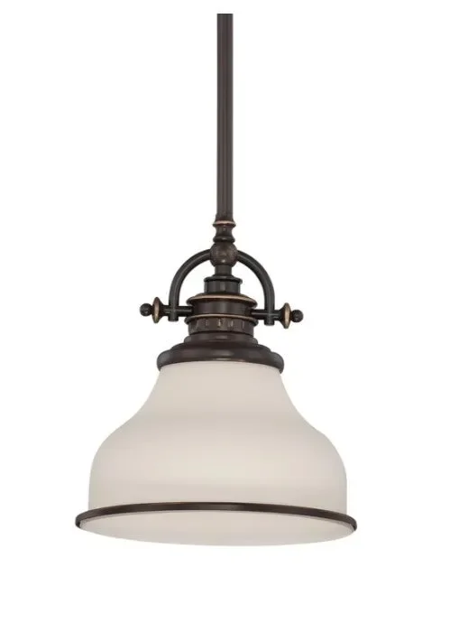 Grant 1 Light 8″ Wide Pendant