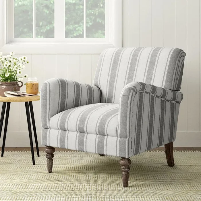 Gray Lila 29.5” Wide Armchair