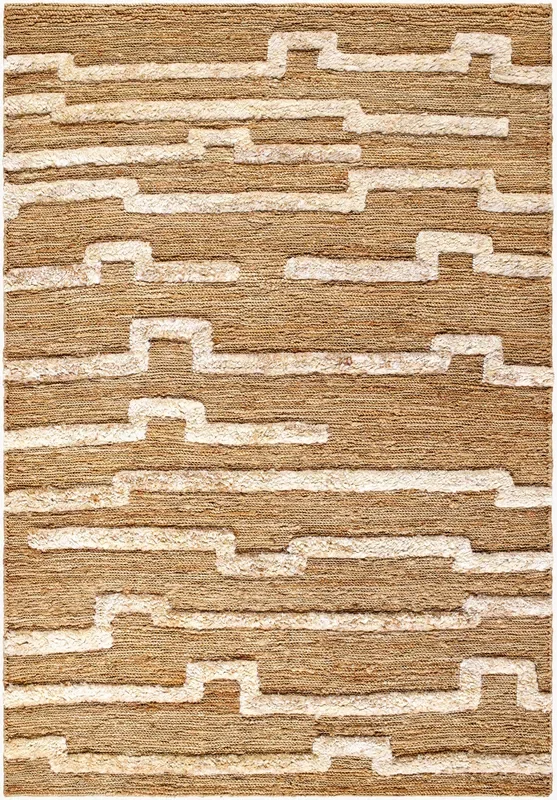 Hadley HDE-2301 5′ x 7′ Handmade Jute Area Rug