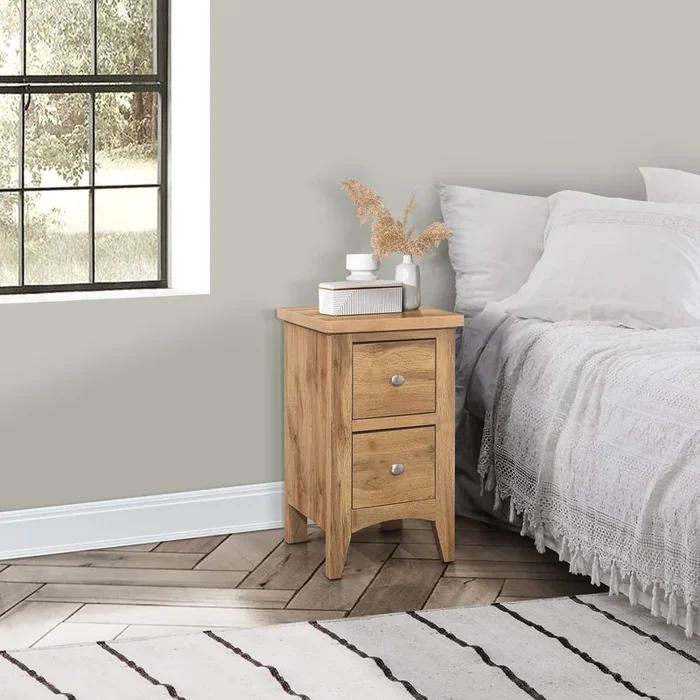 Hampstead 2 Drawer Bedside Table