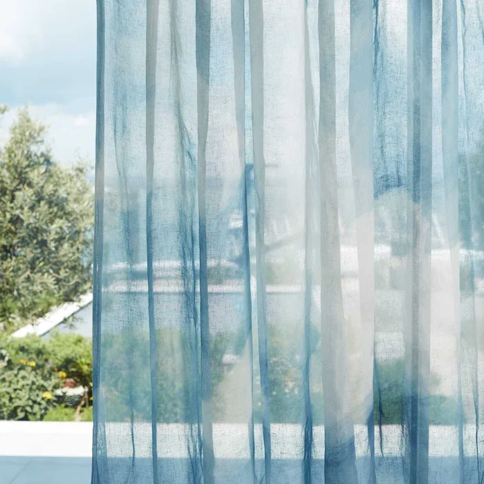 HARLEQUIN Air Sheer Fabric Landscapes Sky Blue – HCOL133958