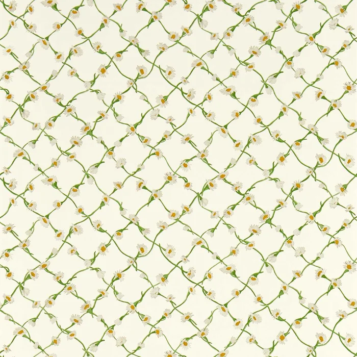 HARLEQUIN Daisy Trellis Wallpaper Classic Floral Emerald,Pearl Gravure Printed Wallpaper – HSRW113043
