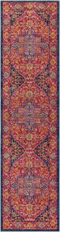 Harput HAP-1009 10ft Runner Machine Woven Runner Rug