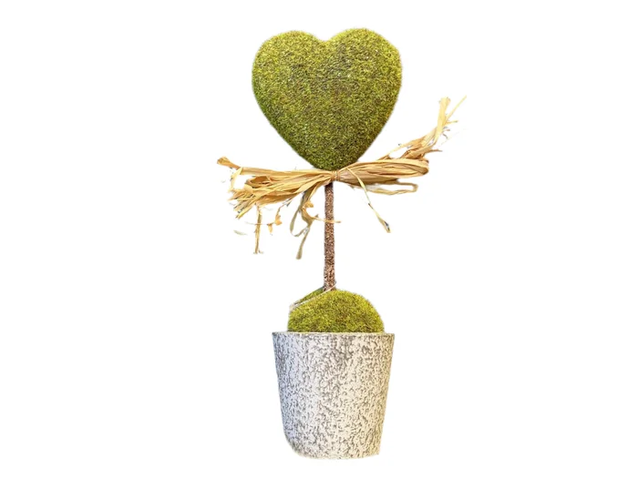 Heart Shaped Faux Plant