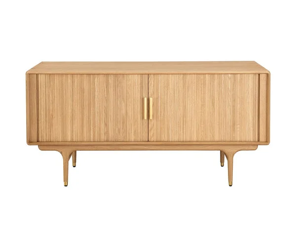 Hendrick 52″ Media Stand II – White Oak