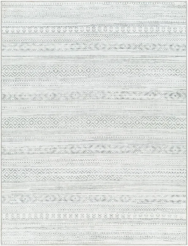 Hera HRH-2303 5′ x 7′ Machine Woven Washable Area Rug