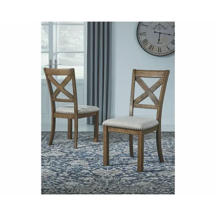 Hillary Cross Back Side Chairs (Set of 2) #SA946