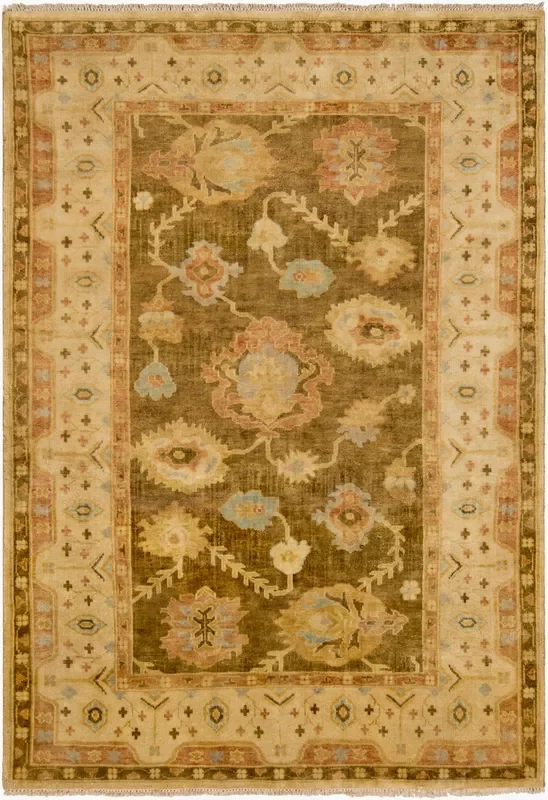 Hillcrest HIL-9027 9′ x 12′ Handmade Wool Area Rug