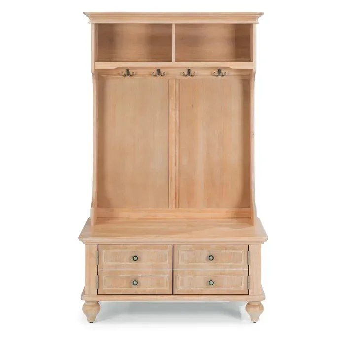 Hinton 39.75” Wide Hall Tree with Bench