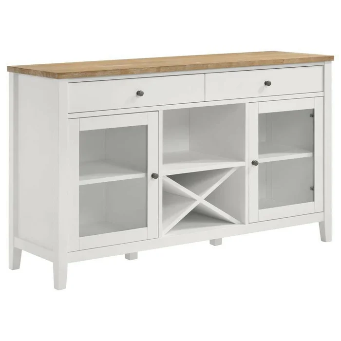 Hollis – 2 Door Dining Sideboard Buffet Storage Cabinet – White