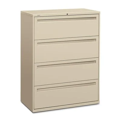 Hon 4-Drawer Lateral Filing Cabinet in Putty – HON794LL
