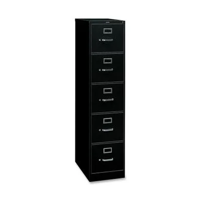 Hon 5 Drawer File Cabinet in Black – HON315PP