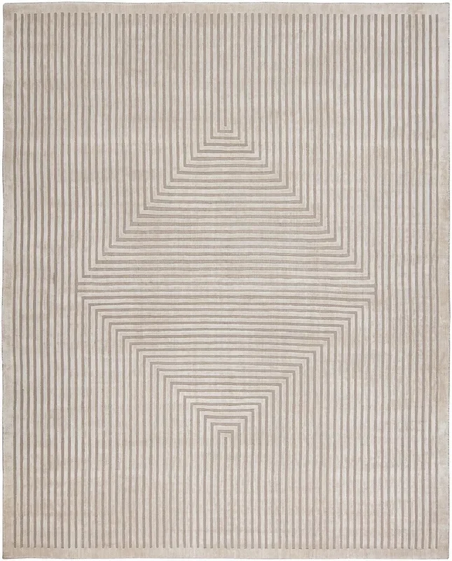 HRI Latitude LA-3058 Ivory Rug