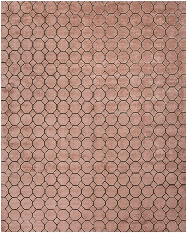 HRI Latitude LA-3151 Pink Rug