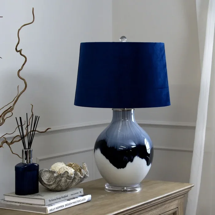Ice Shadows Table Lamp With Lampshade