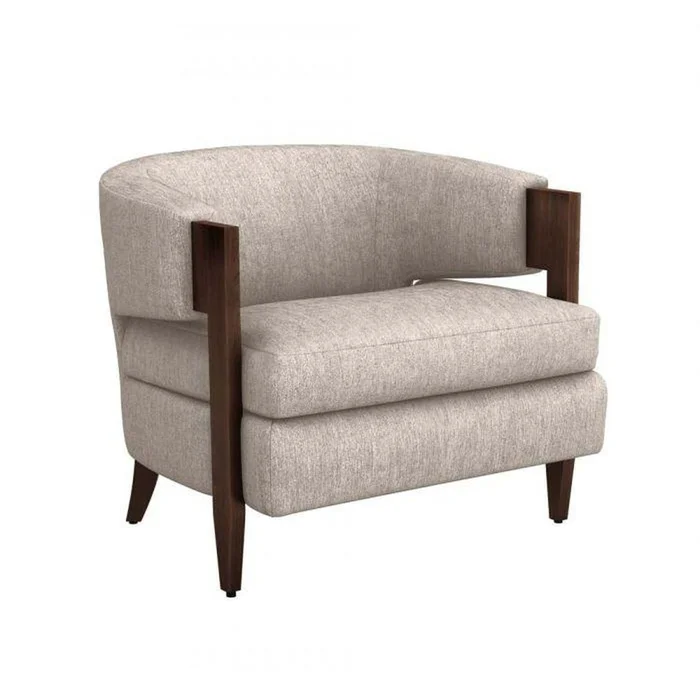 Interlude Kelsey Grand Chair Bungalow / Walnut