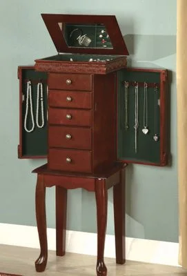 Jewelry Armoire in Rich Brown – Coaster