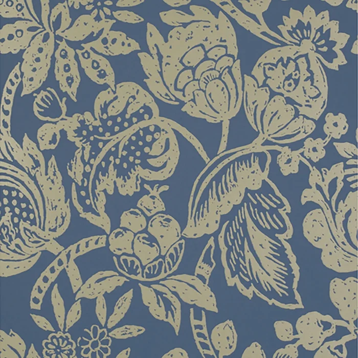 JF Fabrics -Wallpaper 1575 69 Wallpaper Blue Non-Woven – 5819069