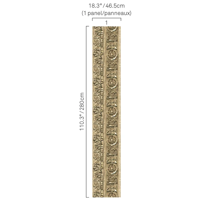 JF Fabrics -Wallpaper 5262 18 Wallpaper Yellow,Gold Non-Woven,Mural,Width Extendable – 5915018