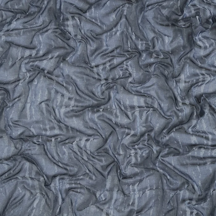 JF Fabrics WATERCOLOR 69 Fabric Plain, Abstract Blue, Grey, Black Wide Width, Sheer – 8934269