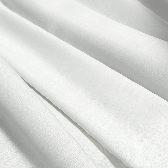 JF Fabrics WESTERLY 30 Fabric Plain Cream Sheer, Wide Width – 9042630