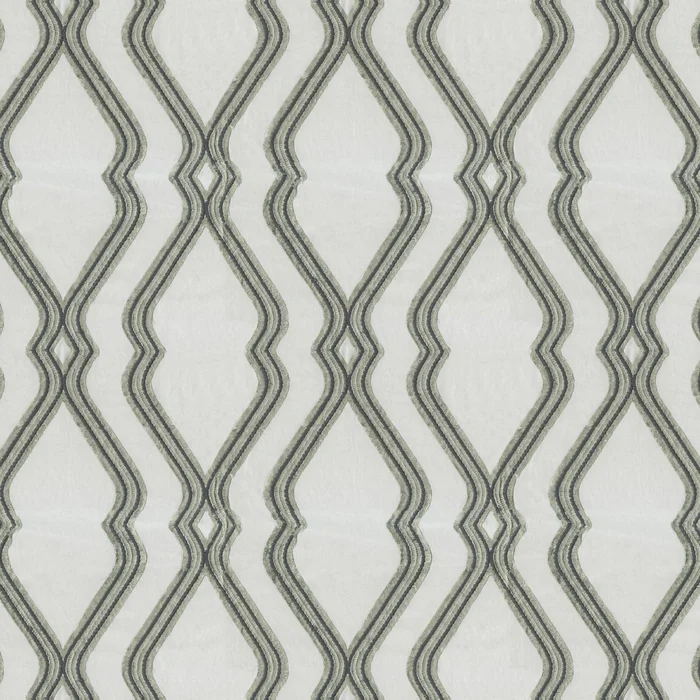 JF Fabrics WINDSWEPT 95 Fabric Ogee,Traditional Grey Embroidery – 8429995