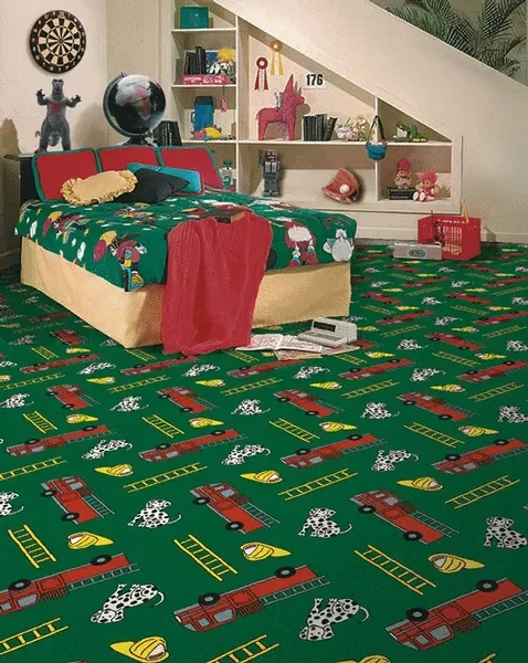 Joy Carpets, Inc. Kids Essentials 1415 Red Rug