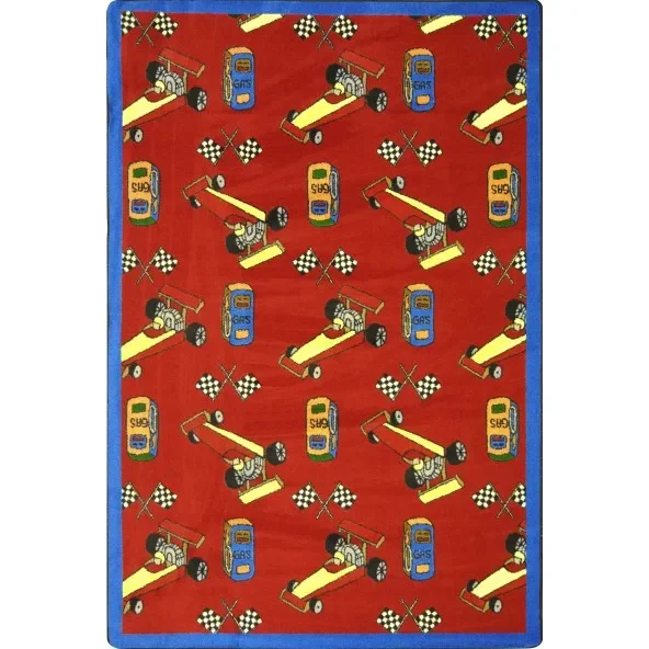 Joy Carpets, Inc. Kids Essentials 1416 Red Rug