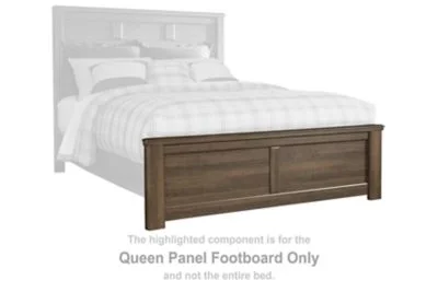 Juararo – Dark Brown – Queen Panel Footboard