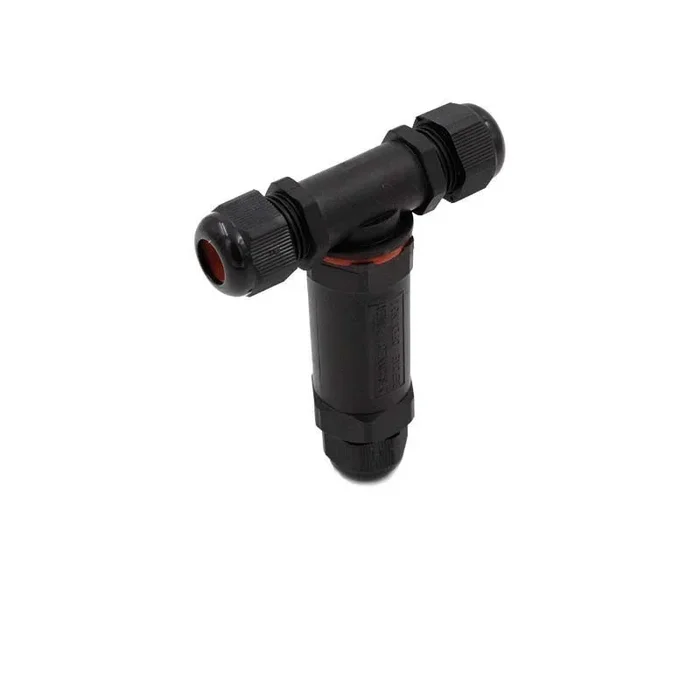 Junction Connector 3 Poles T For Outdoor IP68 Waterproof