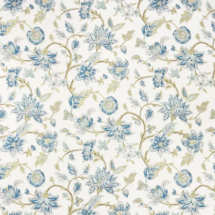 KRAVET BASICS TIRU VINE.516.0 TIRU VINE SEASPRAY Fabric
