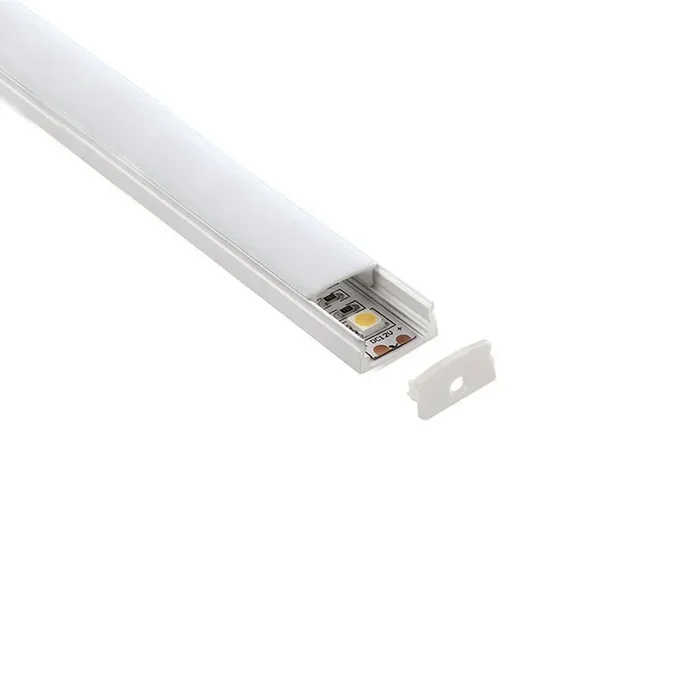 Lampo Aluminum Profile Kit Surface 2M For Strip Led