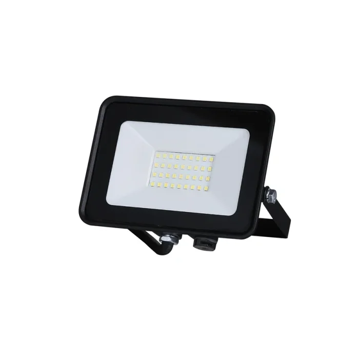 Lampo Black Floodlight LED 30W low voltage 12-24V for outdoor use IP65