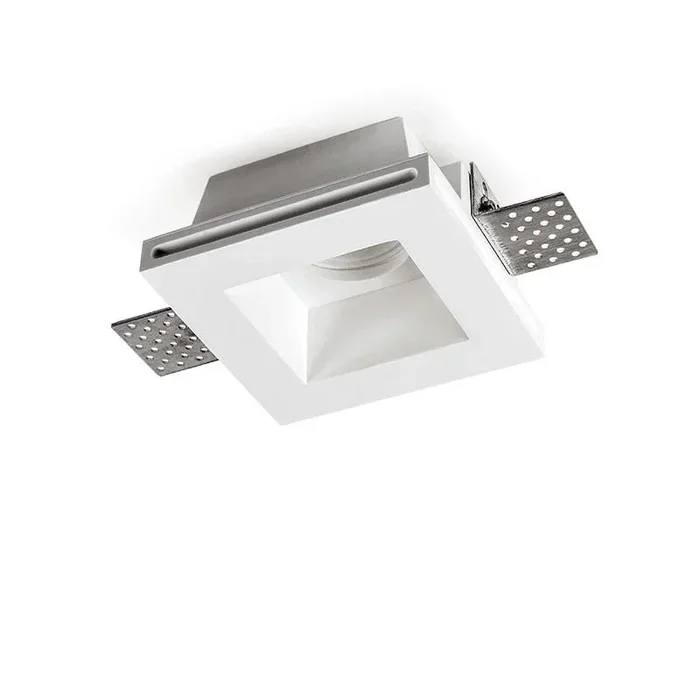 Lampo Ceiling Recessed GU10 plaster Downlight Square For Led