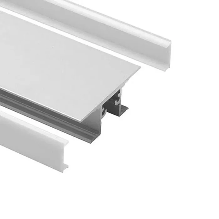 Lampo Kit Profile Up Down Bi-Emission Aluminum 2M Indirect Light