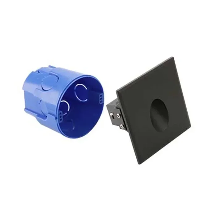 Lampo TRICOLOR LED Steplight 3W Square Black Oval Beam