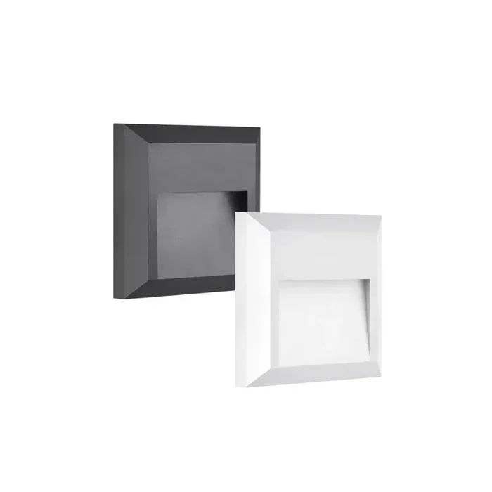 Lampo Ultra-flat square tricolor led steplight