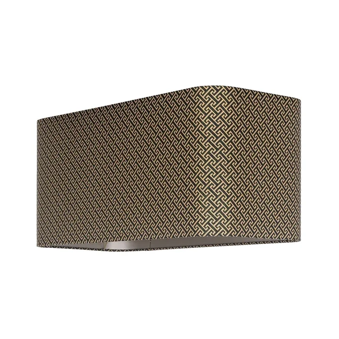 Lampshade Geo rectangle (Donna-21056-Geo Classic Big 9999 Black)- Richmond Interiors – Please message to discuss pricing & availability before purchase