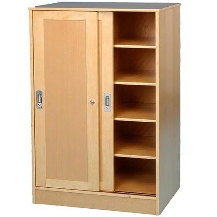 Large Sliding Door Classroom Cupboard