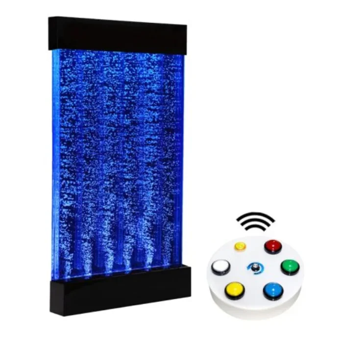 LED Hanging Bubble Wall With LED Lights 90 x 50cm + Remote Button Controller