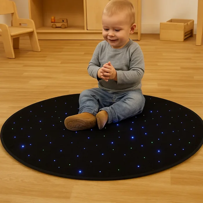 LED Sensory Round Carpet Touch Activated D95cm