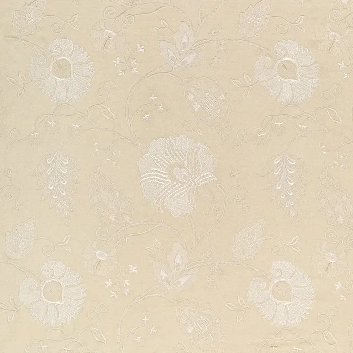 LEE JOFA 2020215.16.0 SHIRAZ EMB STONE/IVORY Fabric