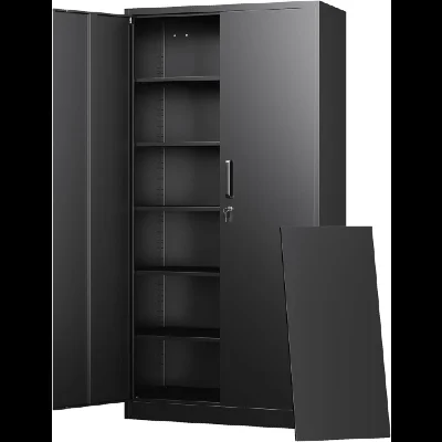 Letaya Metal Storage Cabinets with Lock Doors (Multiple Colors)